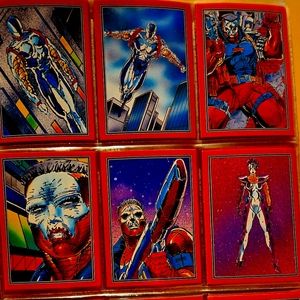Vintage 1992 YOUNGBLOOD CARDS BY COMIC IMAGES Rob Liefeld. Cards 28-36 lot of 9.